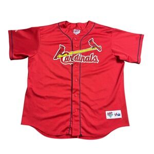Majestic Diamond St Louis Cardinals Albert Pujols 25 Baseball Jersey Mens XL Red